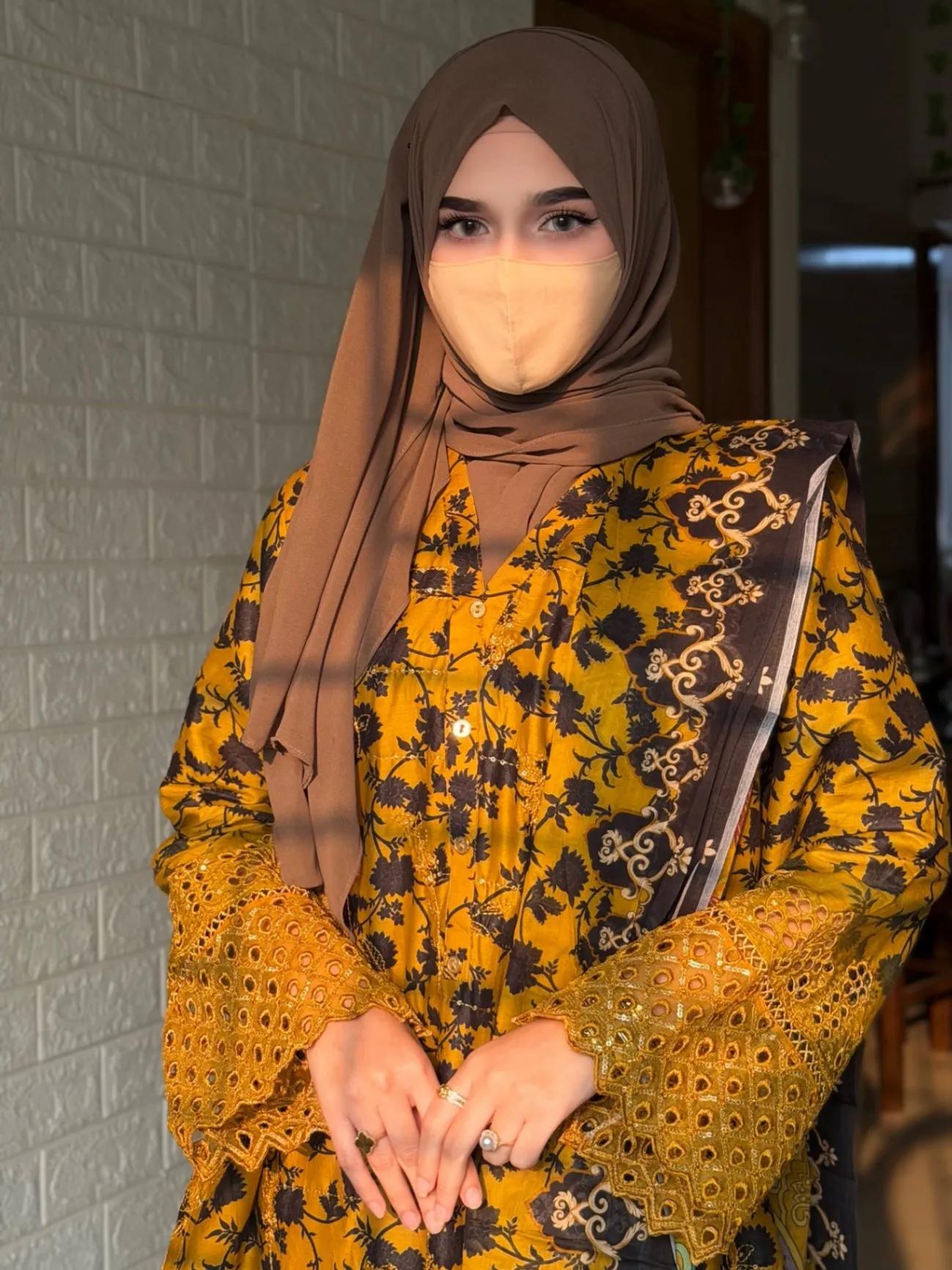 Premium Cotton Three Piece with Embroidery Work