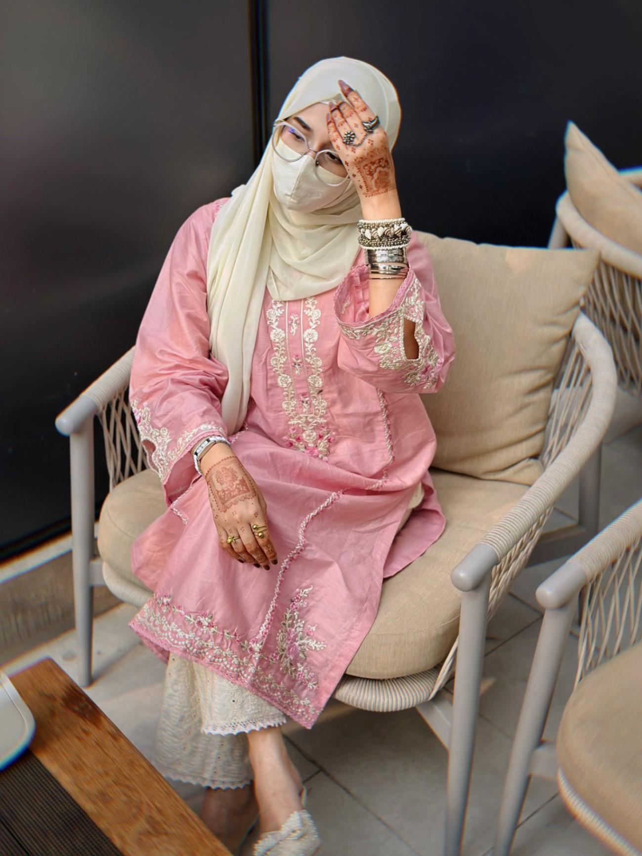 Agha Noor Inspired Cotton One Piece
