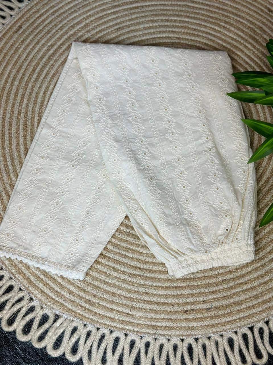 Premium Chikankari Pant Cutting Payjama